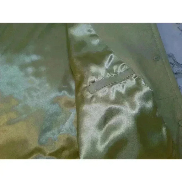 Leather Jacket Lightly Quilted Velvet Trim Pamela McCoy Size XL - Picture 11 of 16